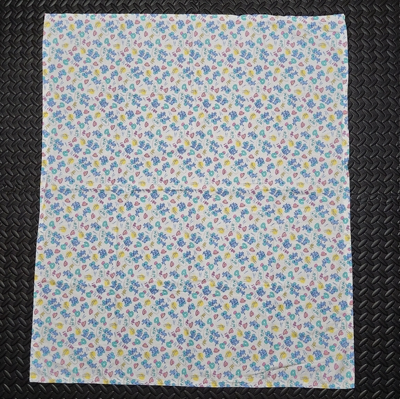 Vintage Cartoon Comic Mouse Print Baby Crib Sheet Pastel - Picture 2 of 2